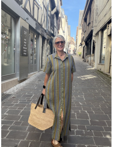 Robe longue TAMPA stripe Hod