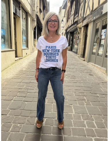 Jeans 7/8 NOEMI Cream