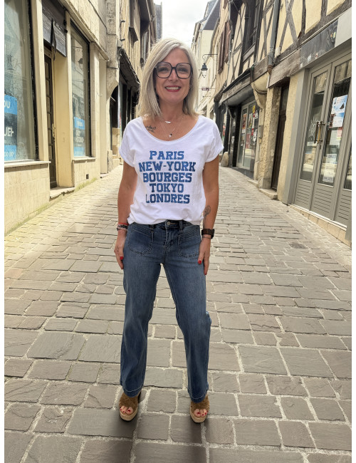 Jeans 7/8 NOEMI Cream