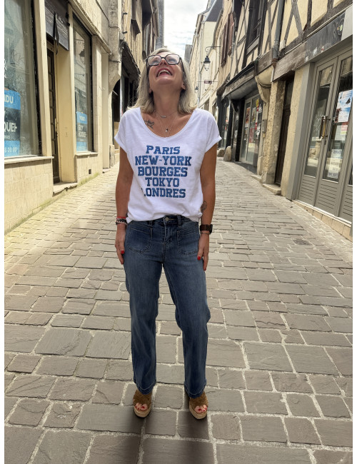 Jeans 7/8 NOEMI Cream