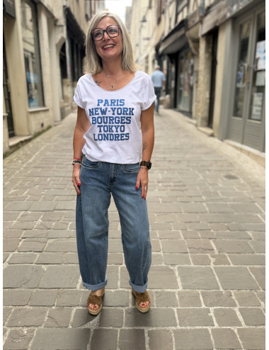Jeans BAHREN Cream