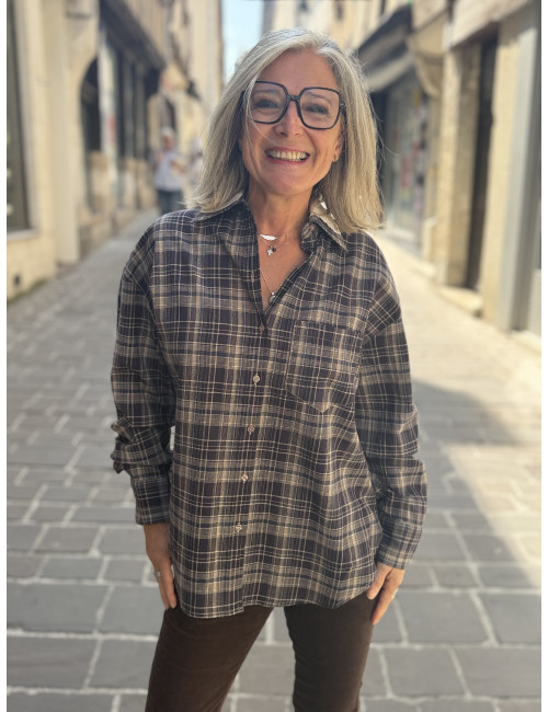 Chemise LUCILIA navy Hod