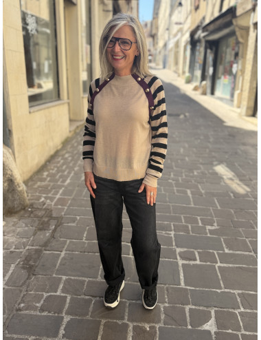 jeans MADIE black Le Temps Des Cerises