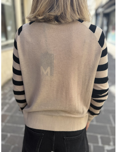 Pull rayé beige LoLa Casademunt