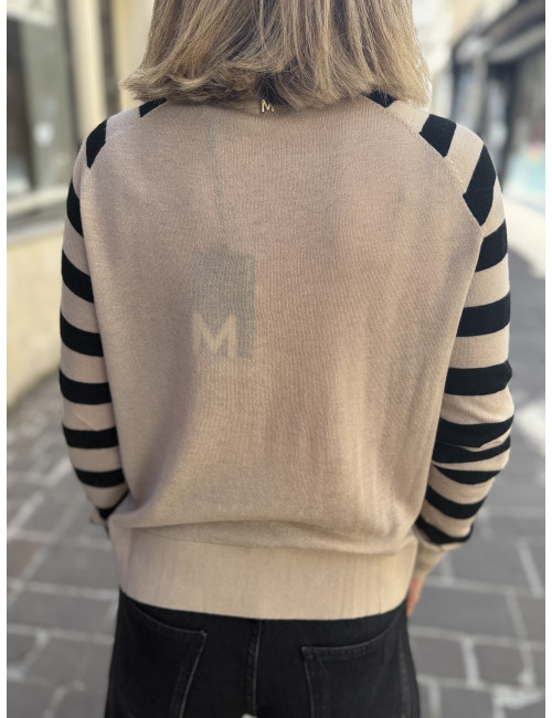 Pull rayé beige LoLa Casademunt