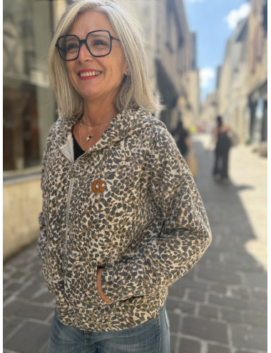 Gilet PAMELA maple Le Temps Des Cerises