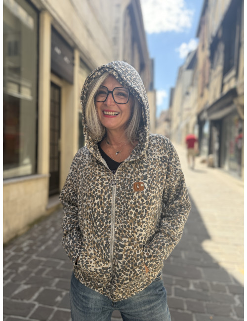 Gilet PAMELA maple Le Temps Des Cerises