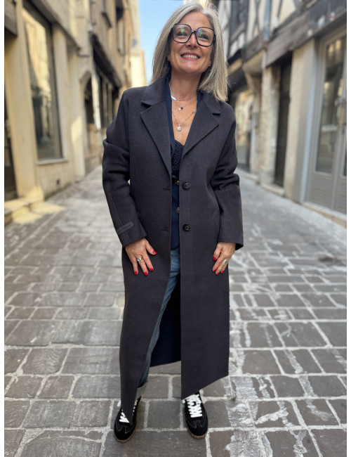 Manteau DUSTER anthracite Ma Petite capsule