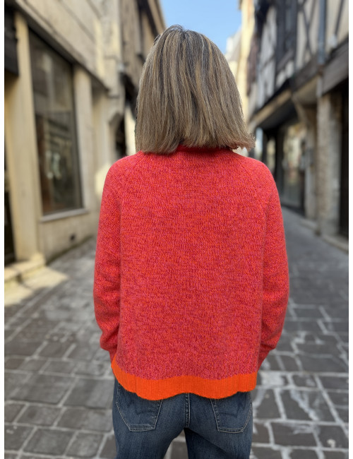 Pull BIG MOOD corail Ma Petite Capsule