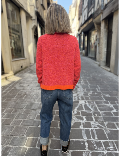 Pull BIG MOOD corail Ma Petite Capsule