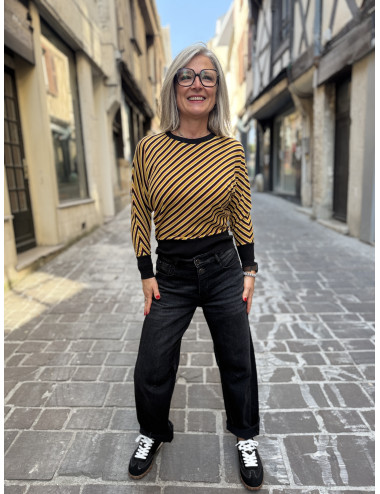 jeans MADIE black Le Temps Des Cerises