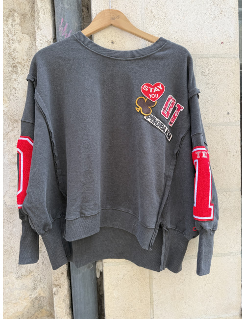Sweat OLYMPIA slate One Tee
