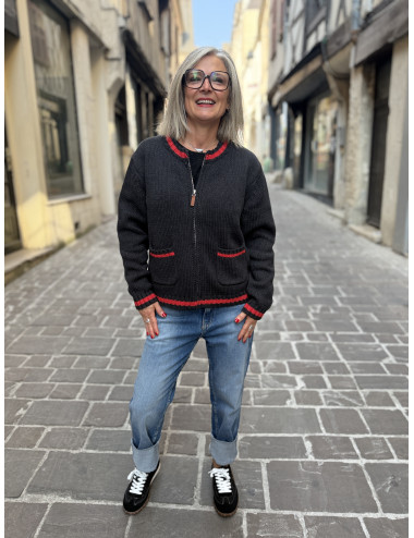 Veste IRENE slate One Tee