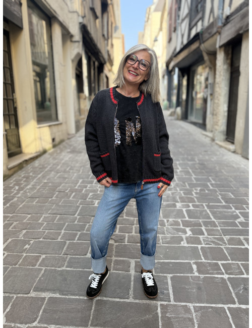 Veste IRENE slate One Tee