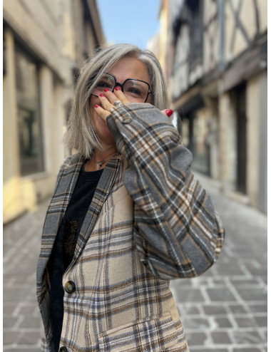 Veste NUAVEY grey mel Nümph