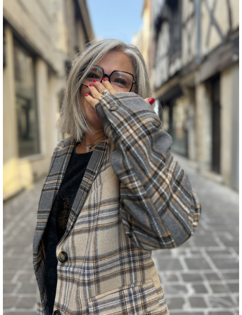 Veste NUAVEY grey mel Nümph