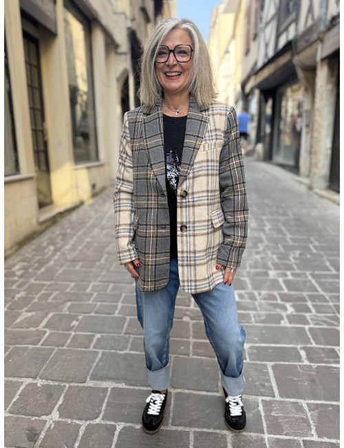 Veste NUAVEY grey mel Nümph