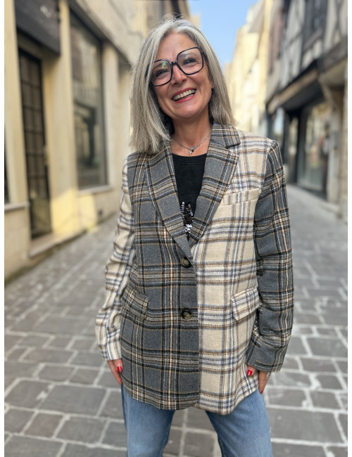 Veste NUAVEY grey mel Nümph