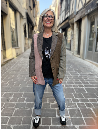 Veste NUAVEY herringbone Nümph