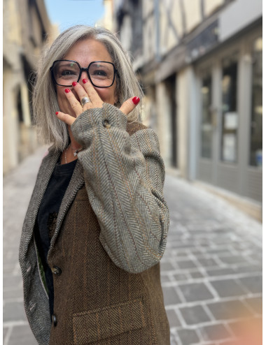 Veste NUAVEY herringbone Nümph