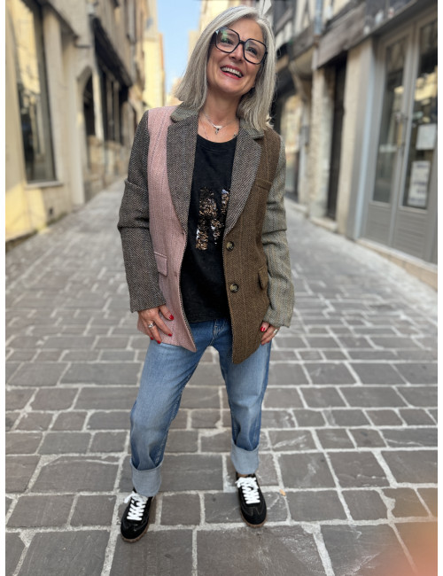 Veste NUAVEY herringbone Nümph