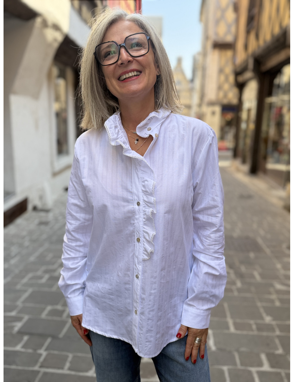 Blouse blanche CLEOPATRE Hod