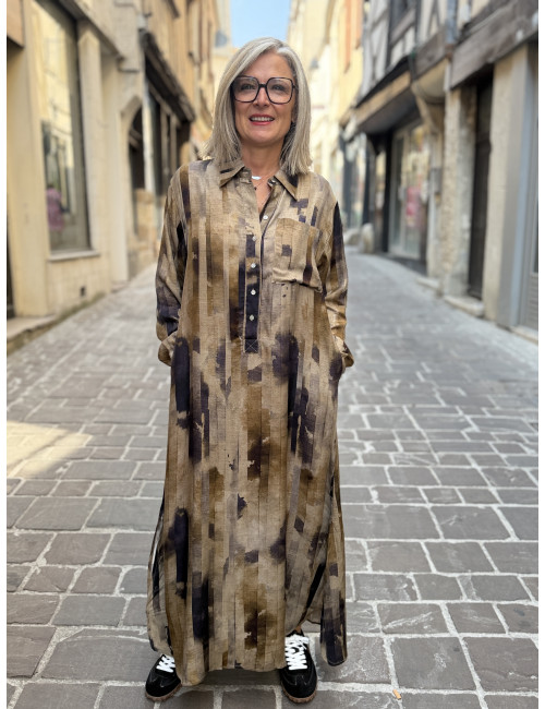 Robe RACHEL marqueterie Hod