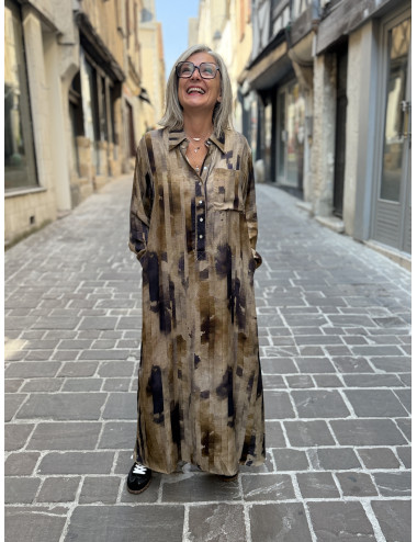 Robe RACHEL marqueterie Hod