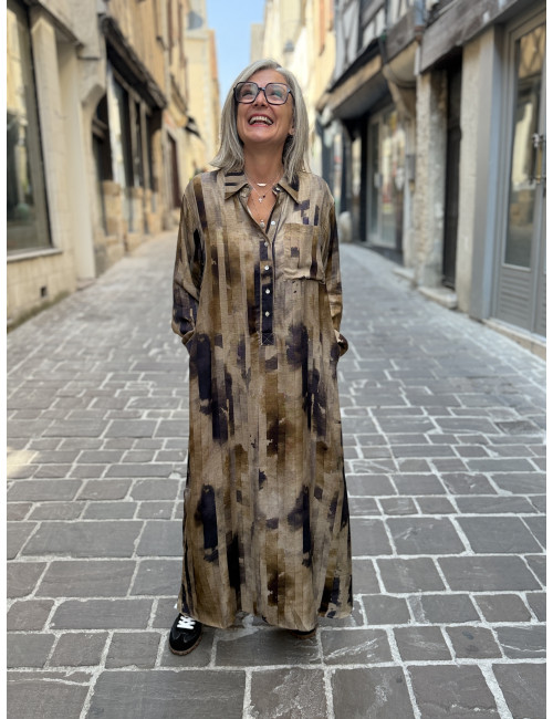 Robe RACHEL marqueterie Hod