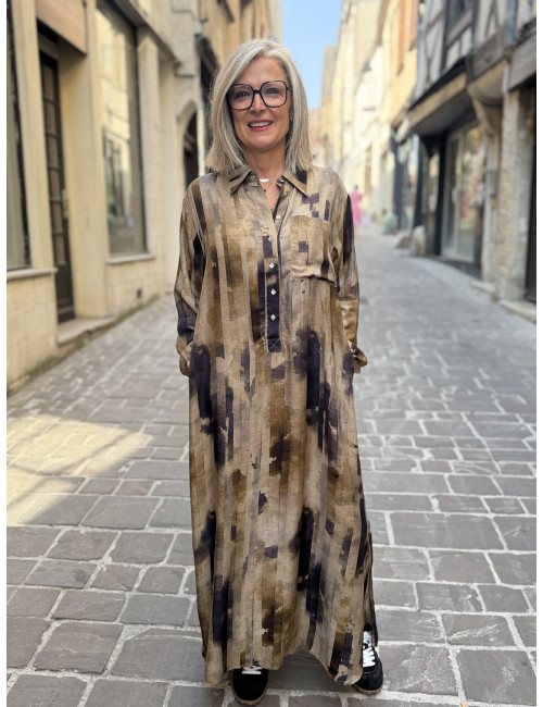 Robe RACHEL marqueterie Hod