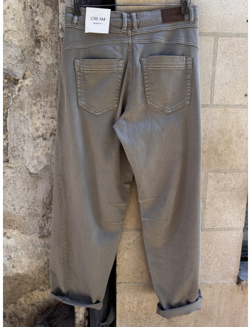 Jeans DJULI barrel cobblestone Cream