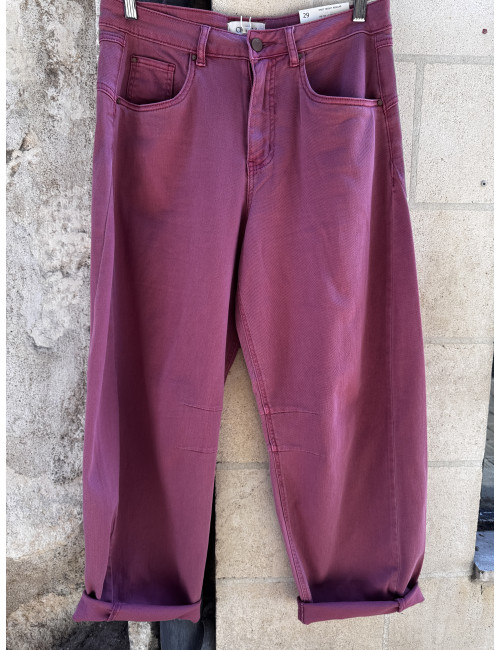 Jeans DJULI barrel mauvewood Cream