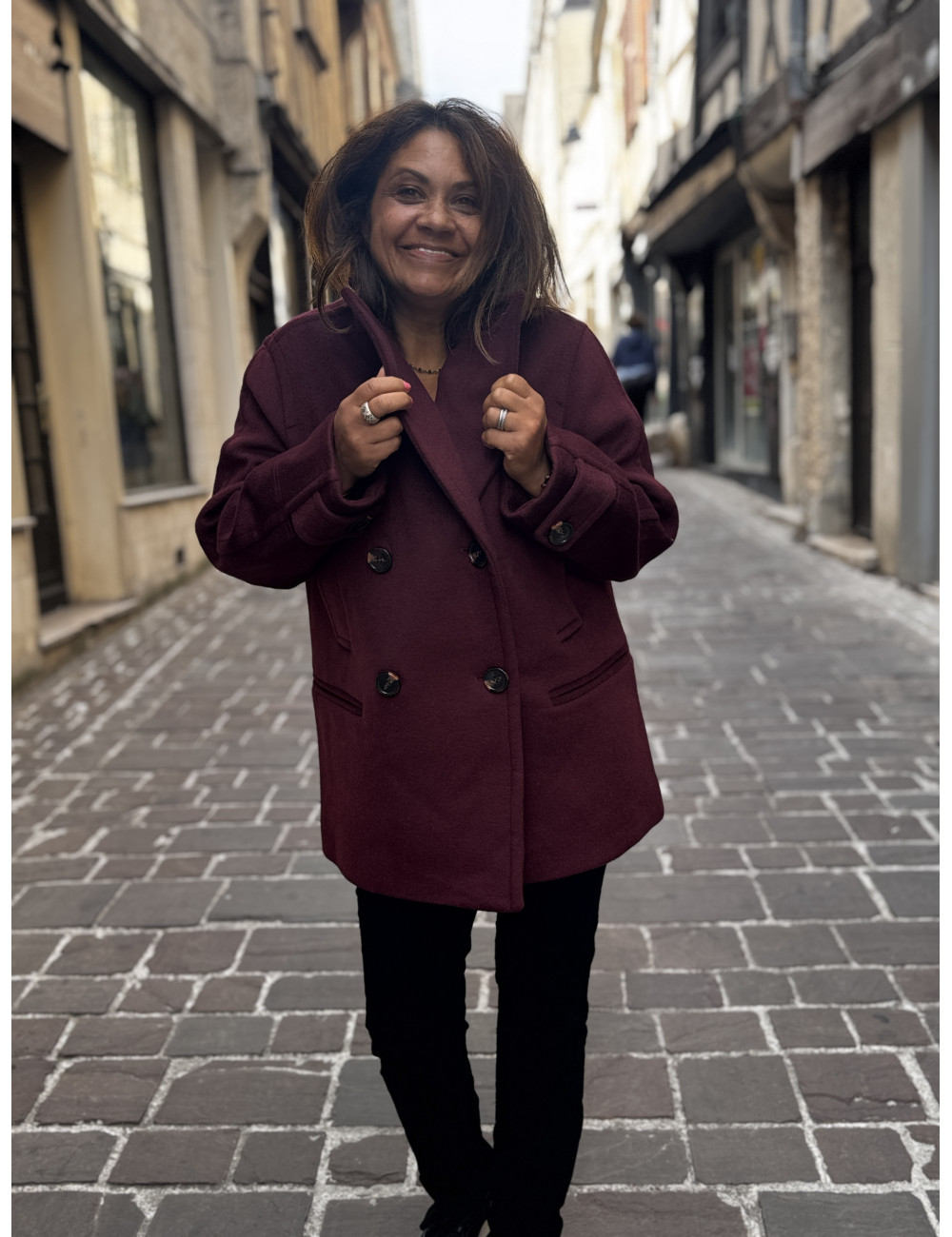 Manteau ARINA porto red King Louie