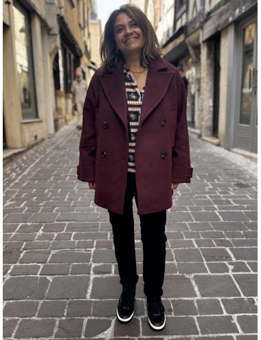 Manteau ARINA porto red King Louie