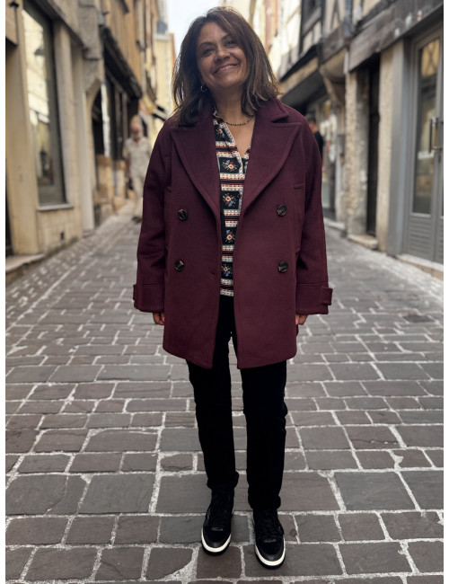 Manteau ARINA porto red King Louie