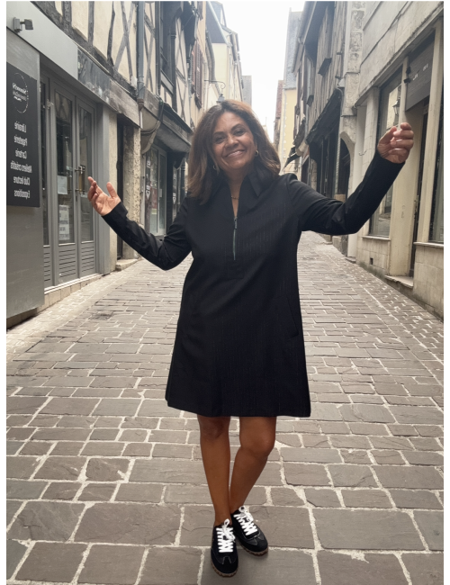 Robe courte à col Lola Casademunt