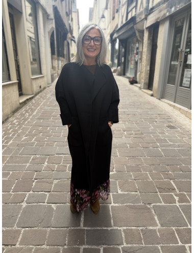 Manteau / gilet KOH noir Orféo
