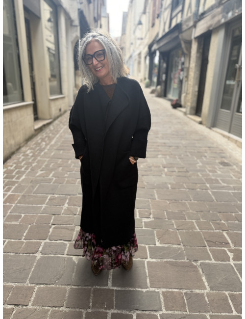 Manteau / gilet KOH noir Orféo