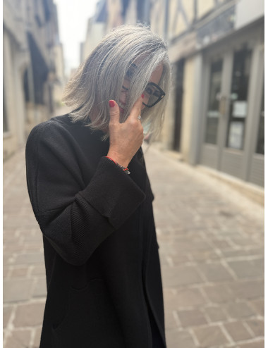 Manteau / gilet KOH noir Orféo