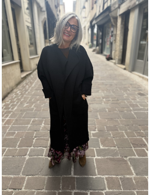 Manteau / gilet KOH noir Orféo