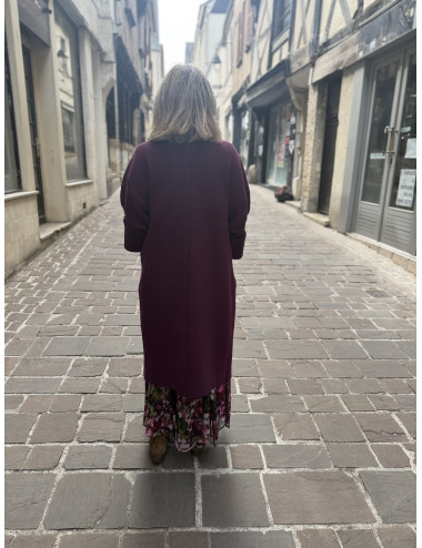 Manteau/ Gilet KOH burgundy Orféo