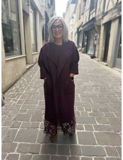 Manteau/ Gilet KOH burgundy Orféo