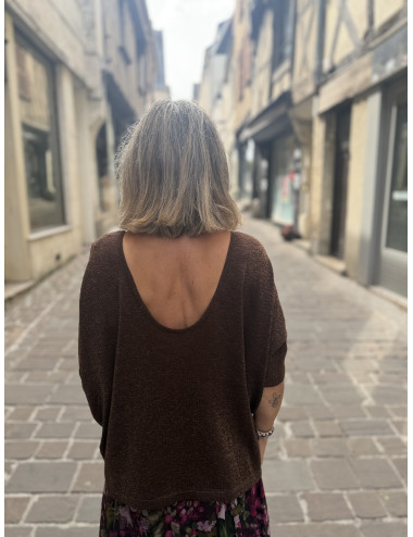 Pull Buckley chocolat Karma Koma