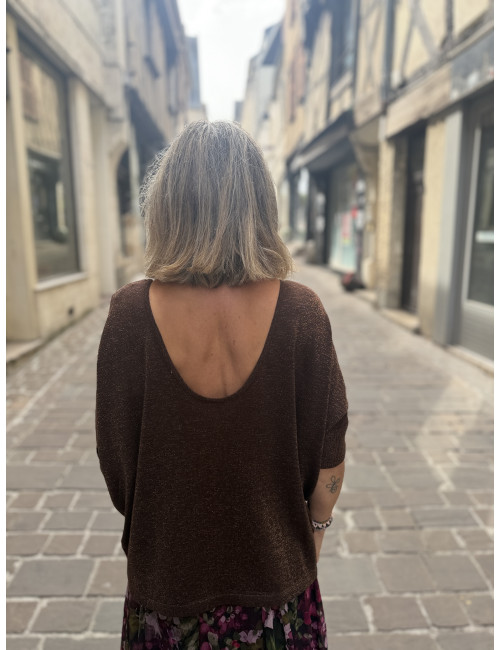 Pull Buckley chocolat Karma Koma