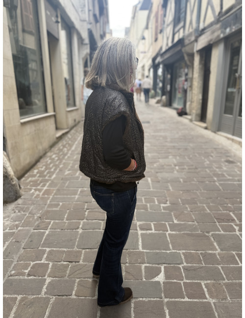 Blouson sans manches FAUVE bear Le Temps Des Cerises
