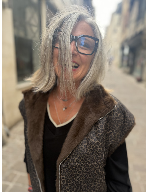 Blouson sans manches FAUVE bear Le Temps Des Cerises