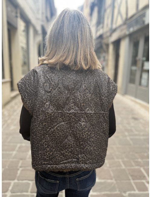 Blouson sans manches FAUVE bear Le Temps Des Cerises