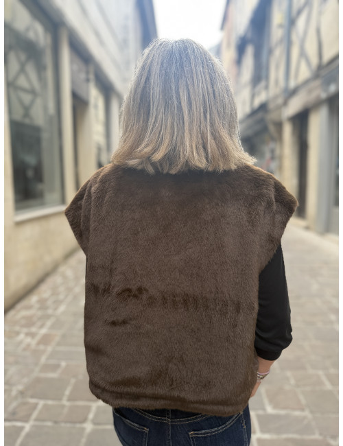 Blouson sans manches FAUVE bear Le Temps Des Cerises