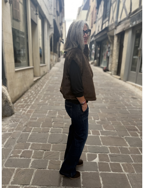 Blouson sans manches FAUVE bear Le Temps Des Cerises