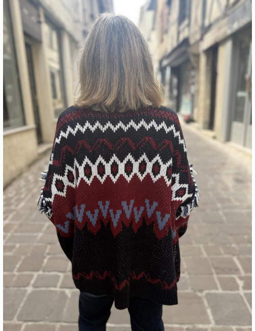 Veste SKALANDA navy /bordeau Orféo